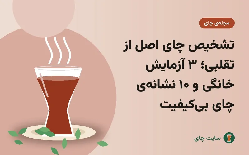 تشخیص چای اصل از تقلبی؛ ۳ آزمایش خانگی و ۱۰ نشانه‌ی چای بی‌کیفیت